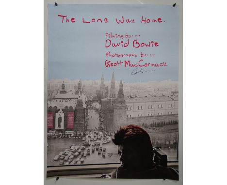 THE LONG WAY HOME (circa 2017)- Exhibition Poster for the short docu-tour film (filmed by DAVID BOWIE on tour in 1973/1974)) 