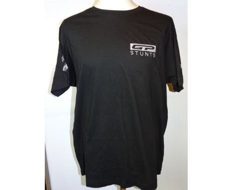 JAMES BOND: - Film / Production Crew Issued Clothing: SPECTRE black 2XL Stunt Crew T-Shirt - unworn - PROVENANCE: These came 