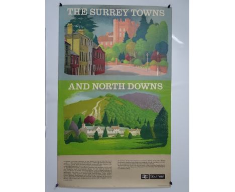BRITISH RAIL - SOUTHERN REGION (1980) POSTER by REGINALD MONTAGUE LANDER (1913-1980) - One of a series of six - this poster f