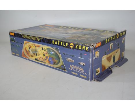 Hornby Battle Zone Electric Train Set BoxedThis is a Hornby Battle Zone Electric Train Set, which comes in its original box. 