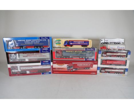 11 vintage toy lorries, including Corgi Limited Edition Collectables and 3 boxed Exclusive Editions in 1:87 scale, along with