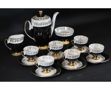 Chodziez Coffee Set made in Poland - 15 Pieces This elegant coffee set from Chodziez, made in Poland, consists of 15 pieces i