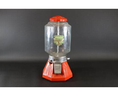 Northwestern Model 33 1 Cent Gumball Machine (Salted Peanuts) - Circa 1930 - Working Order - Original Glass - Excellent Paint
