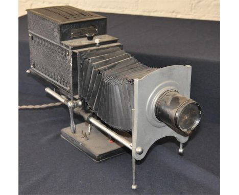 A&nbsp;projection magic Lantern, having&nbsp;Aldis-Butcher projection lens.&nbsp;