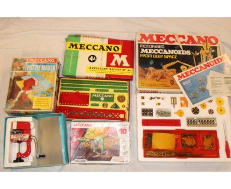 4 Fiches Originales Meccano Pour Service Réparation - Vintage France - Bon état
