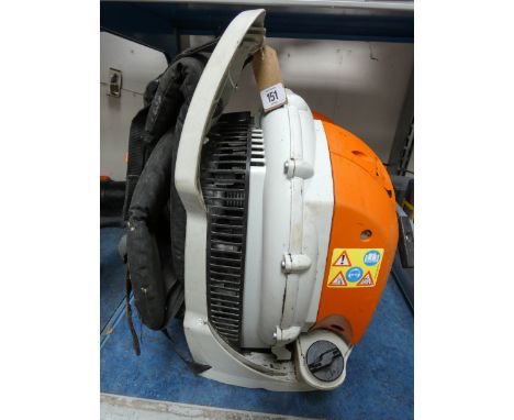 A Stihl BR600 backpack, petrol engine leaf blower 