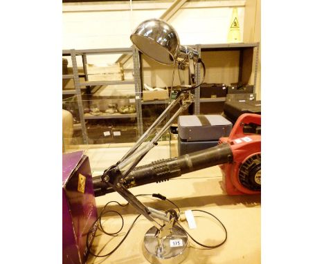 White metal Anglepoise lamp