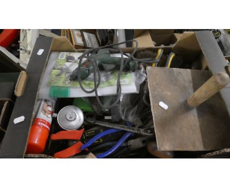A Box of Workshop Tools 
