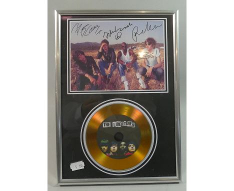 A Framed Autographed Libertines CD 