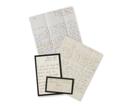 A rare group of manuscript reports and letters relating to Field Marshal Lord Gough, 1st Viscount Gough (1779-1869) and the B