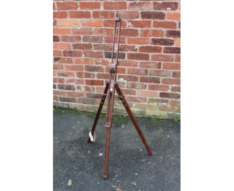 A VINTAGE MAHOGANY WINDSOR AND NEWTON EASEL
