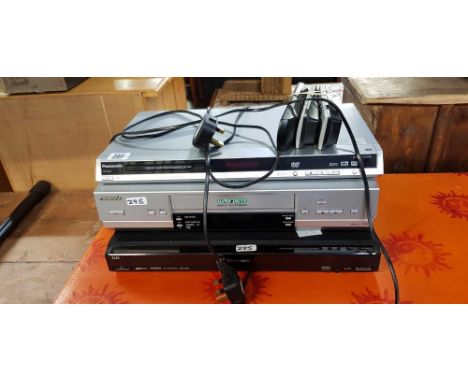 2 DVD PLAYERS& A VIDEO RECORDER