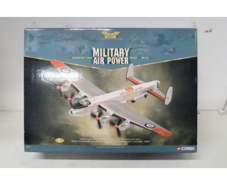 A Limited Edition, Corgi Avro Lancaster die cast model, 1:72 scale of Mk10MP FM104, 107 Rescue Unit, Royal Canadian Air Force
