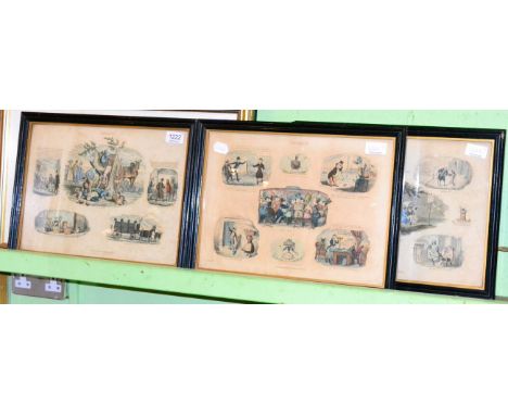 R Seymour published by T McLean, ''Omnibus'' a set of four coloured lithographs, 26cm by 35cm