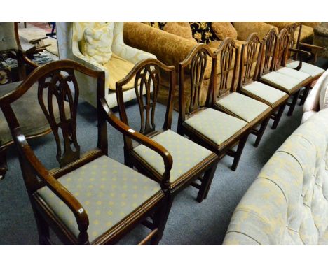 Victorian mahogany framed button back open armchair 