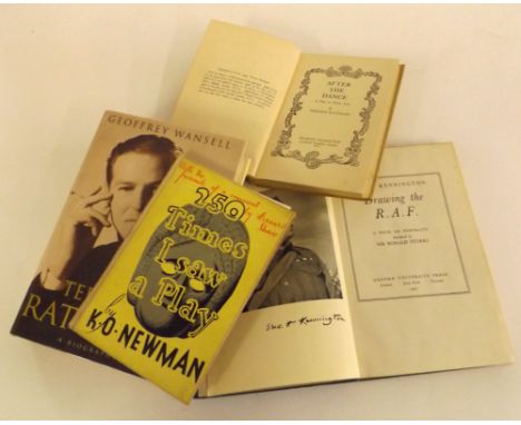 TERENCE RATTIGAN: AFTER THE DANCE A PLAY IN THREE ACTS, 1939, 1st edition, signed and inscribed to Keith (Newman), Rattigan's