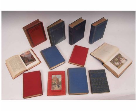 (COLLECTION MAINLY A & C BLACK TRAVEL): W G CLARKE: NORFOLK AND SUFFOLK, 1921 1st edition, original cloth gilt worn plus ALFR