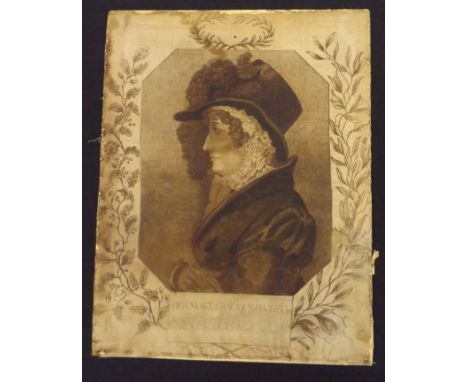 CAROLINE OF BRUNSWICK (1768-1821), Queen of England, wife of George IV, whom he refused to allow to attend the coronation, la