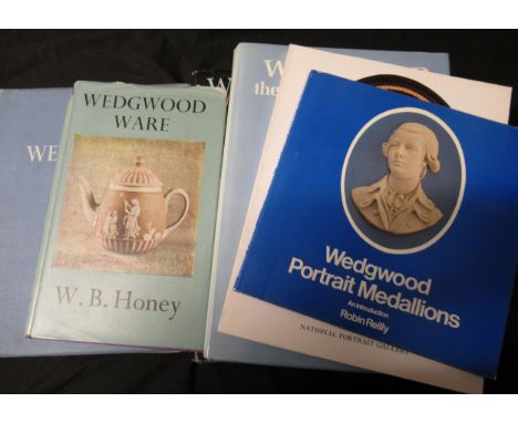 W B HONEY: WEDGWOOD WARE, 1956 3rd impression, original cloth, dust wrapper plus WEDGWOOD CATALOGUE OF BODIES GLAZES AND SHAP