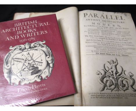 ROLAND FREART AND JOHN EVELYN: A PARALLEL OF THE ANTIENT ARCHITECTURE WITH THE MODERN ..., London, for D Brown et al 1707, 2n