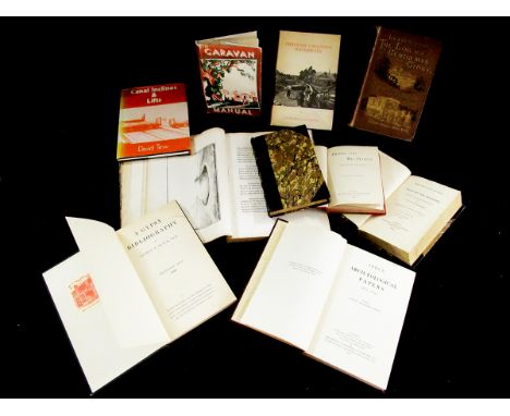 G PARKER: PIERRE AND HIS PEOPLE, TALES OF THE FAR NORTH, Leipzig, 1893, old half calf + THE CARAVAN MANUAL, London, The Carav