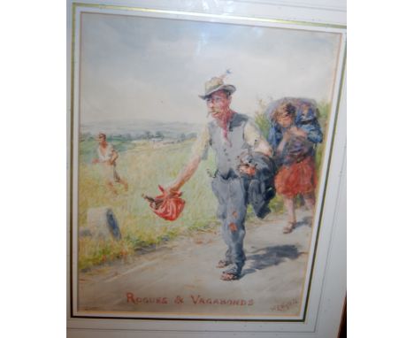 Assorted pictures, prints, to include French steel engravings, portrait miniature, hardwood frame etc