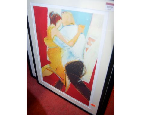 Simon Pooley - Heavy dancer, lithograph, signed, titled and numbered 4/150; and one other contemporary lithograph (2)