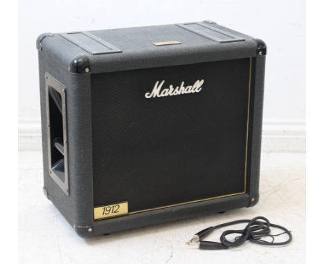 A Marshall 1912 two-handled speaker cabinet with lead