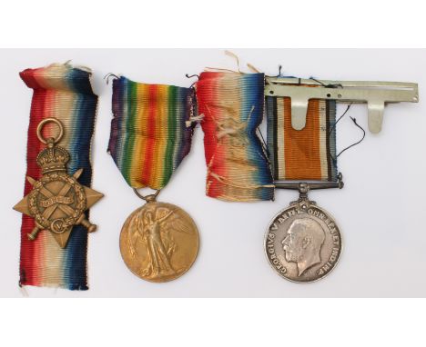 A First World War trio to J.7064 - R. FABIAN A.B., R.N. (1914-15 Star, Victory and British War Medals.)
