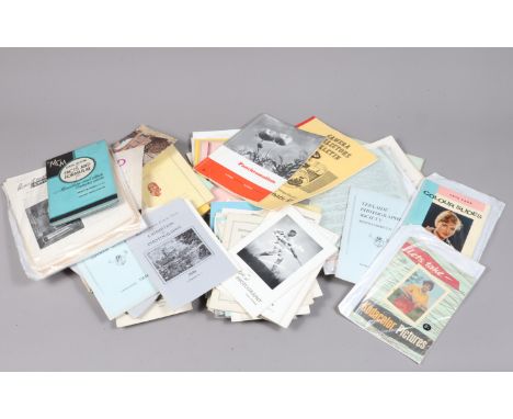 Photographic Technical Pamphlets and Societies Literature, including Johnsons General Photographic Catalogue 1962-63, The Ilf