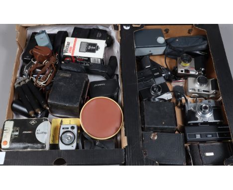 Cameras and Accessories, still cameras include an an Olympus Infinity Jr, an Olympus Camedia C-2040 Zoom, a Pentax EI-200, an