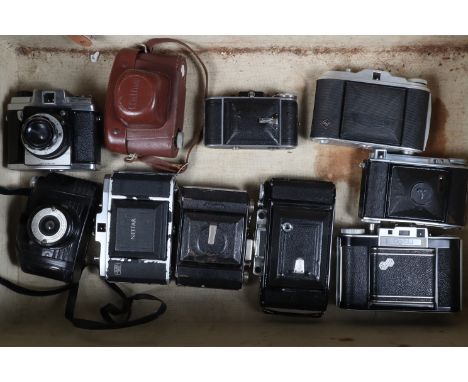 A Zeiss Ikon Super Ikonta C 531/2 and Other Roll Film Cameras, together with an Agfa Isolette I, an Agilux Agifold, a Semi-Mi