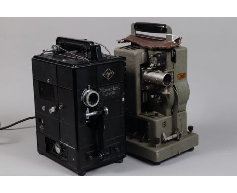 Two Cine Projectors, an Agfa Movector Super 16, with 5cm Agfa lens, elements F-G, body G, untested, in case and a Siemens 16m