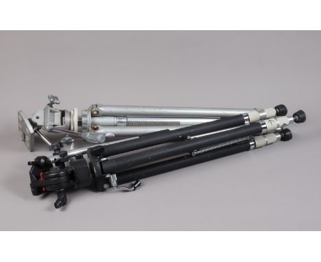 Two Camera Tripods, a Silk SL-67 tripod, with Manfrotto 136 pan &amp; tilt head, with quick release plate and a Gitzo tripod,