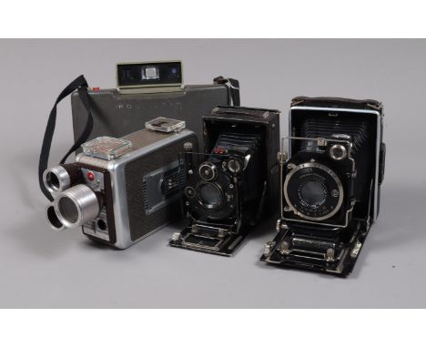 Various Cameras, comprising a Contessa-Nettel Tessco 6.5 x 9cm format, Compur dial-set shutter working, a Contessa-Nettel Son