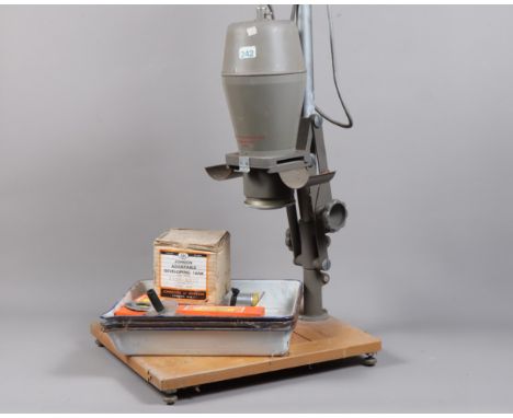 Darkroom Equipment, a M.P.P medium format Enlarger, with Ross Resolux 5 &amp; 6/16th's lens, elements P-F, fungus, with four 