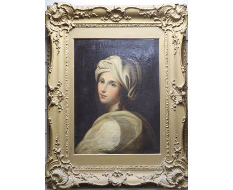 After Guido Reni (1575-1642), Portrait of Beatrice Cenci, oil on canvas, 47cm x 35cm