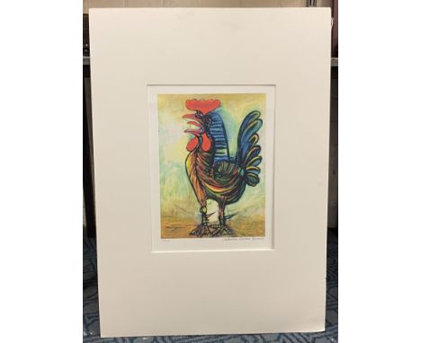 LIMITED EDITION GIGLEE PICASSO PRINT 2/500 FROM ''COLLECTION DOMAINE PICASSO'' 35CMS (H) X 36.5CMS (W) APPROX