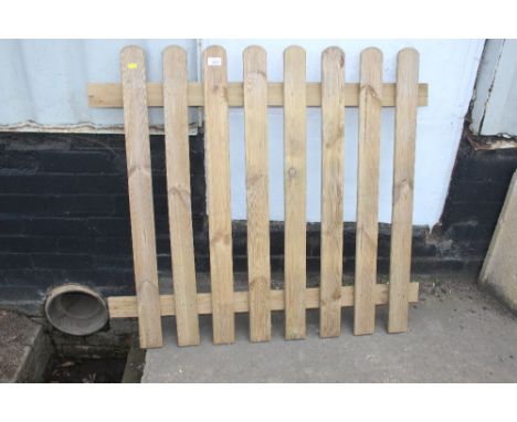 A wooden gate 