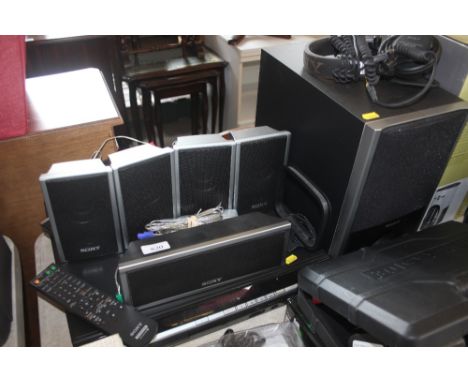 A Sony surround sound system