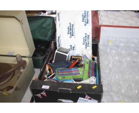 A good lot of stationary to include as new highlighters; pens; permanent markers; blotting paper; hole punchers; rulers; thum