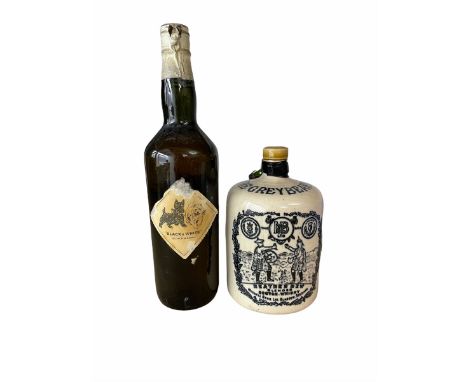 Black &amp; White, Choice Old Scotch Whisky, Buchanans, 70� proof, 26 2/3 fl. ozs, one bottle together with The Grey Beard He
