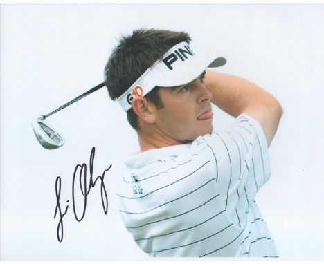 Golf, Louis Oosthuizen signed 10x8 colour photograph. Louis is a South African professional golfer who won the 2010 Open Cham