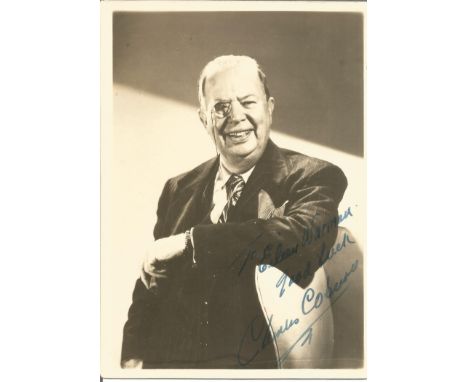 Charles Coburn signed 7x5 vintage photo. (June 19, 1877 - August 30, 1961) was an American actor. He was nominated for a Best