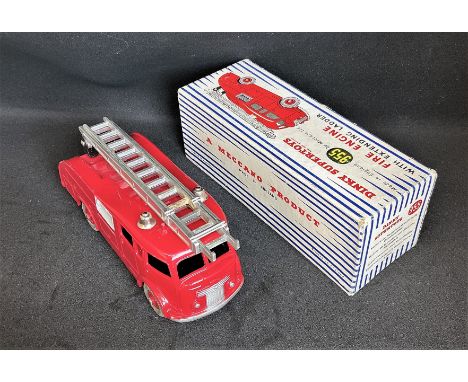 Dinky Supertoys, rare and vintage Fire Engine 955 with extending ladder, complete in the box. The fine details are crafted wi