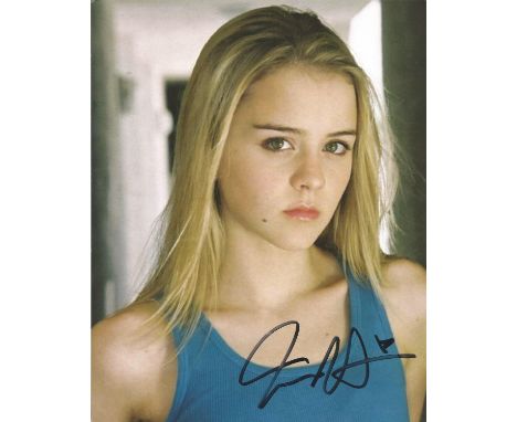Jordan Danger signed 10x8 colour photograph. Jordan is an American actress who is best known for her role as Zoe Carter on th