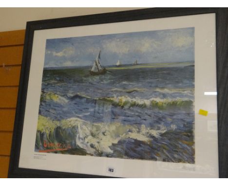 VINCENT VAN GOGH print - seascape