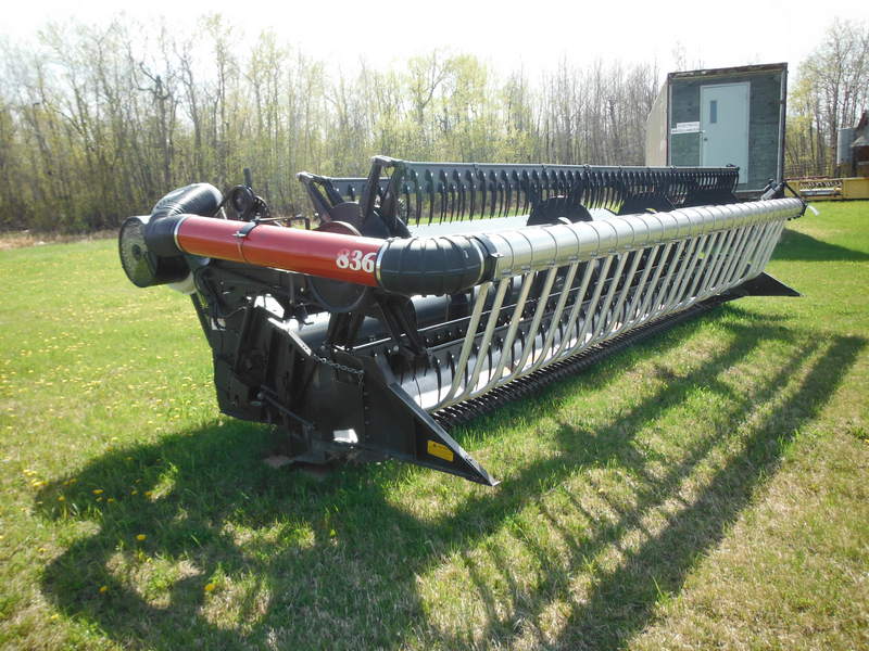 20ft a/c flex header w/air & PU reel to fit L3 combine, VGC