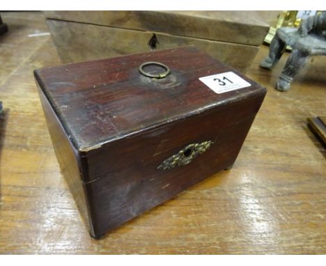 Early 19th century Two Section Tea Caddy