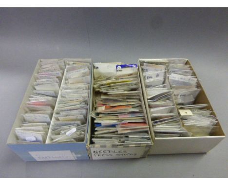 Two Boxes of Vintage Buttons and Sewing related items
